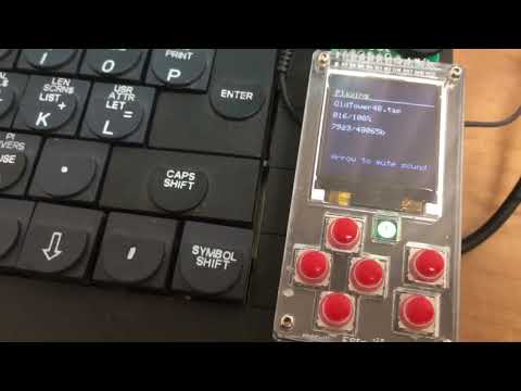 ESPboy as a ZX Spectrum tape loader