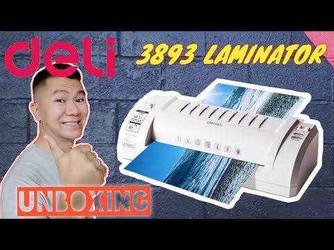 Deli Office A4 Deli E3893-EU laminavimo aparatas video