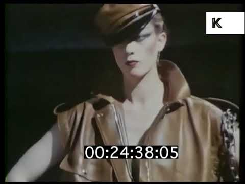 1970s Paris Fashion, Thierry Mugler and Claude Montana, Punk Inspired | Premium Footage