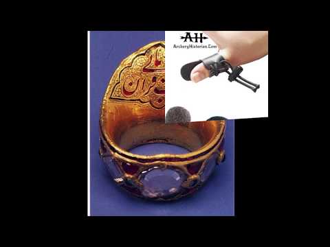 Shooting Magyar Bow With Thumb Draw (Thumb Ring)