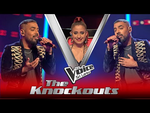 Mihidun Keerthisinghe | Ra Ahasin (රෑ අහසින්) | The Knockouts | The Voice Sri Lanka