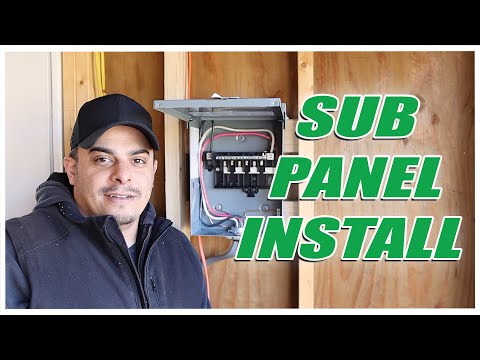 Installing a Sub Panel for Heater & Welder + 50amps in the Garage