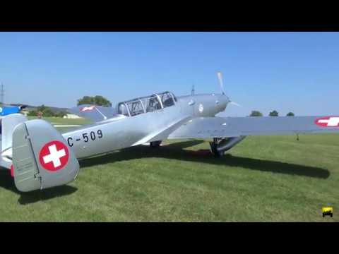 F+W C3605 - turboprop warbird - Airshow Fricktal Schupfart 2018