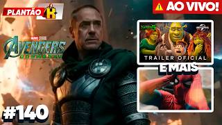 VAZOU CENAS DE VINGADORES DOOMSDAY,  TRAILER DE SHREK E HOMEM- ARANHA - PLANTÃO #140