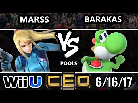 CEO 2017 Smash 4 - Marss (ZSS) Vs. Barakas (Yoshi) Wii U Tournament
