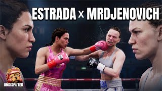 ボクシングゲーム UNDISPUTED セニエサ・エストラーダ vs ジェレーナ・ムルジェノビッチ