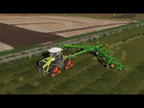Ungetsheim #92 | Farming Simulator 19 Timelapse | Raking, Silage |FS19 Timelapse
