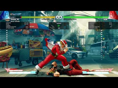 SFV S2 Ken Cross-up/Fake Cross-up Tatsu on  Crouching Normal Rise