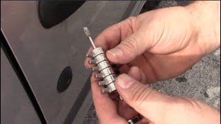 Video 13 - Newbie vs. a Ford Transit door lock using Banggoods tibbe key lock pick.