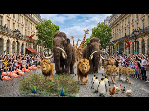 UNBELIEVABLE Real Animals Parade in LONDON 2026 🦁 | 4K HDR Wildest Street Spectacle | FULL EVENT