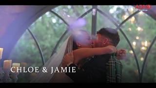 Chloe & Jamie wedding film, Broxmouth Courtyard