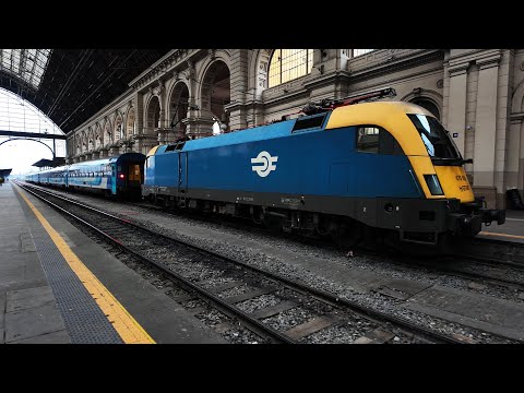 Budapest Keleti, railway activity. December 2024. Various trains filmed in Budapest Keleti station.
