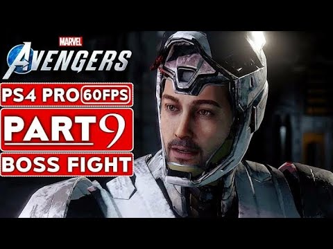 MARVEL'S AVENGERS Gameplay Walkthrough Part 9 BOSS Fight Scene 1080P HD 60FPS PS4 PRO]  FULL GAME