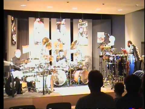 Mario Jahnke, Manni von Bohr, Pitti Hecht, Drum -  Konzert / Workshop München