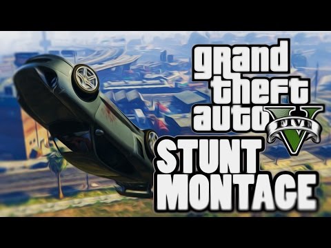 Grand Theft Auto V STUNT MONTAGE !
