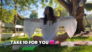 **You Work Hard… Today, Take 10 Minutes for YOU ❤️ | Labor Day Yoga Sp