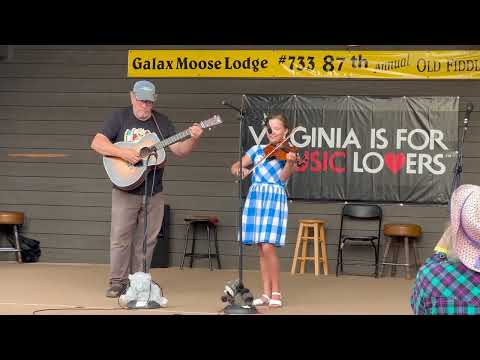 Hollace Plays 'Back Up and Push' at the 2023 Galax Fiddlers Convention