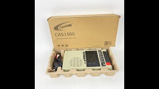 Video thumbnail for Selling on Ebay Actual Test video Califone CAS 1500 Cassette Player/Recorder by Seismic Sales