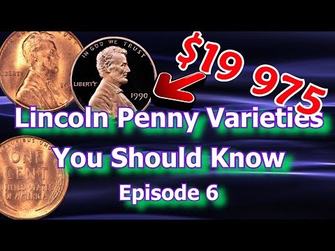 Lincoln Penny Varieties You Should Know Ep.6 1946, 1960, 1990, and How Much They may be Worth