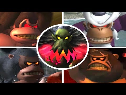 Donkey Kong Jungle Beat - All Kong Bosses (No Damage)