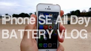 iPhone SE All Day Battery Test [VLOG#6]