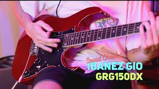 Video thumbnail for Sound Check: IBANEZ GIO GRG150DX RED by FTR Guitars