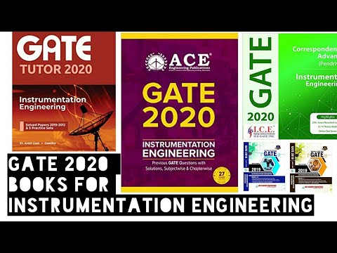 GATE 2020 books for Instrumentation  Engineering | #GATE #GATE2020