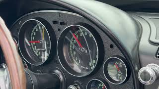 1967 Corvette Convertible 427/390 Instrument Ride Along 2