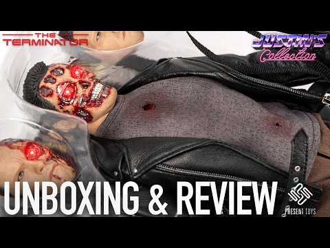 Terminator T-800 1/6 Scale Figure Present Toys Unboxing & Review