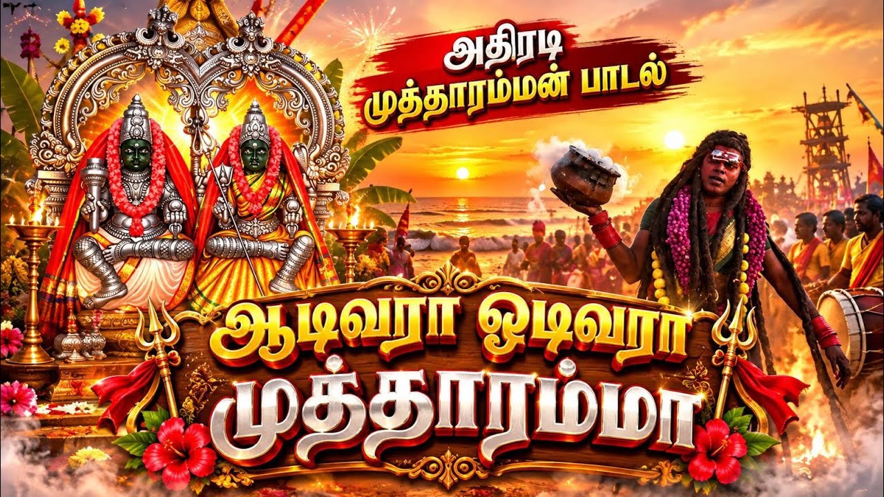 ஆடிவாரா ஓடிவாரா முத்தாரம்மா குலசை முத்தாரம்மன் ஆவே