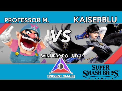 Tripoint Smash 43 - Winners Round 1 - Professor M. (Wario) Vs. KaiserBlu (Bayonetta)