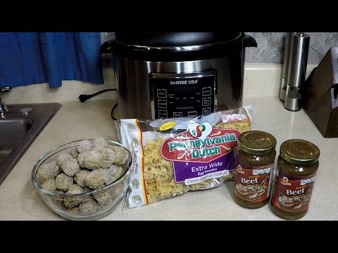 Pressure Cooker Swedish Meatballs Casserole Recipe