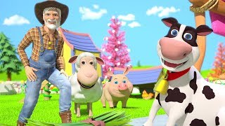 Old MacDonald Had a Farm | Nursery Rhymes &amp; Kids Songs | Kindergarten Cartoons by Little Treehouse