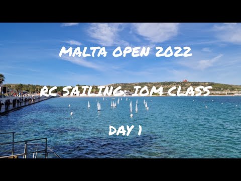 Malta Open 2022, Day 1 - IOM class sailing