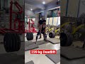 220kg deadlift my student rashid ali #shorts #fitness #rajupalfitness#bodybuilding #india