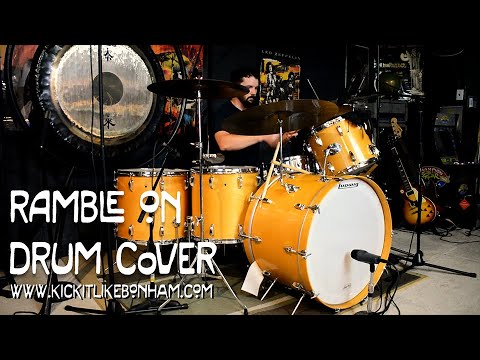 Led Zeppelin - Ramble On (w/ Music) - Drum Cover