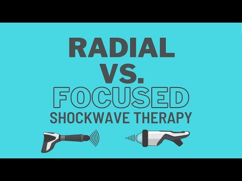 What is the difference between radial & focused shockwave therapy?