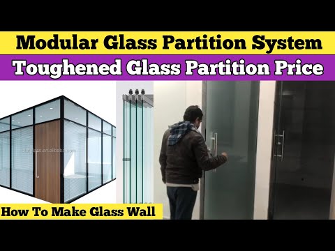 Frameless Glass Partition