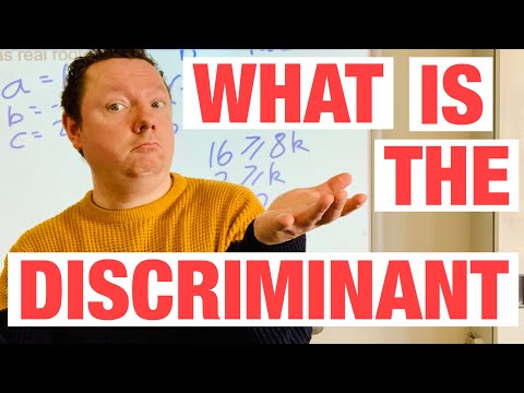 What Is The Discriminant - Nature Of Roots Of A Quadratic Function.