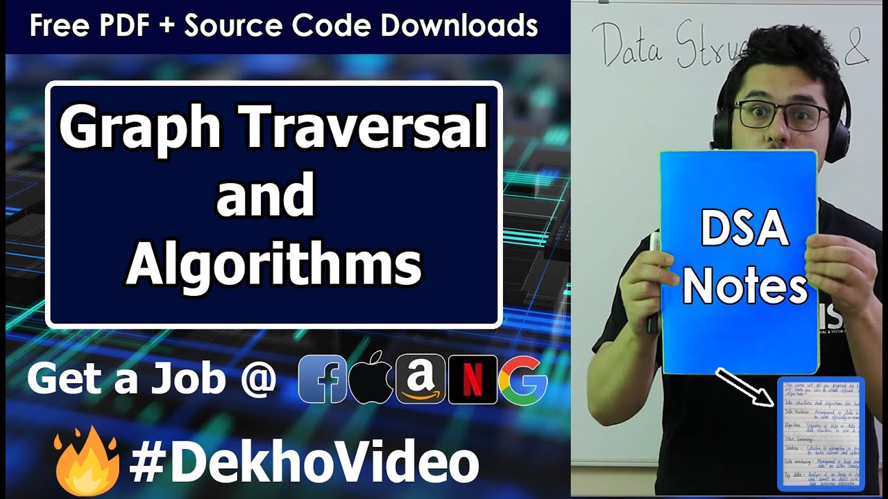 Video thumbnail for Graph traversal & Graph traversal algorithms