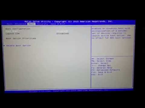 Aptio Setup Utility - Cannot Exit