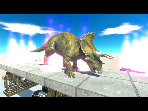 Run through a spinning jet trap - Animal Revolt Battle Simulator