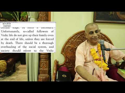 SB [4.29.54] Imperceptible Danger of Family Entanglement | His Grace Sundar Gopal Prabhu