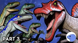 Spinosaurus vs Raptor Squad | Animation (Part 3)