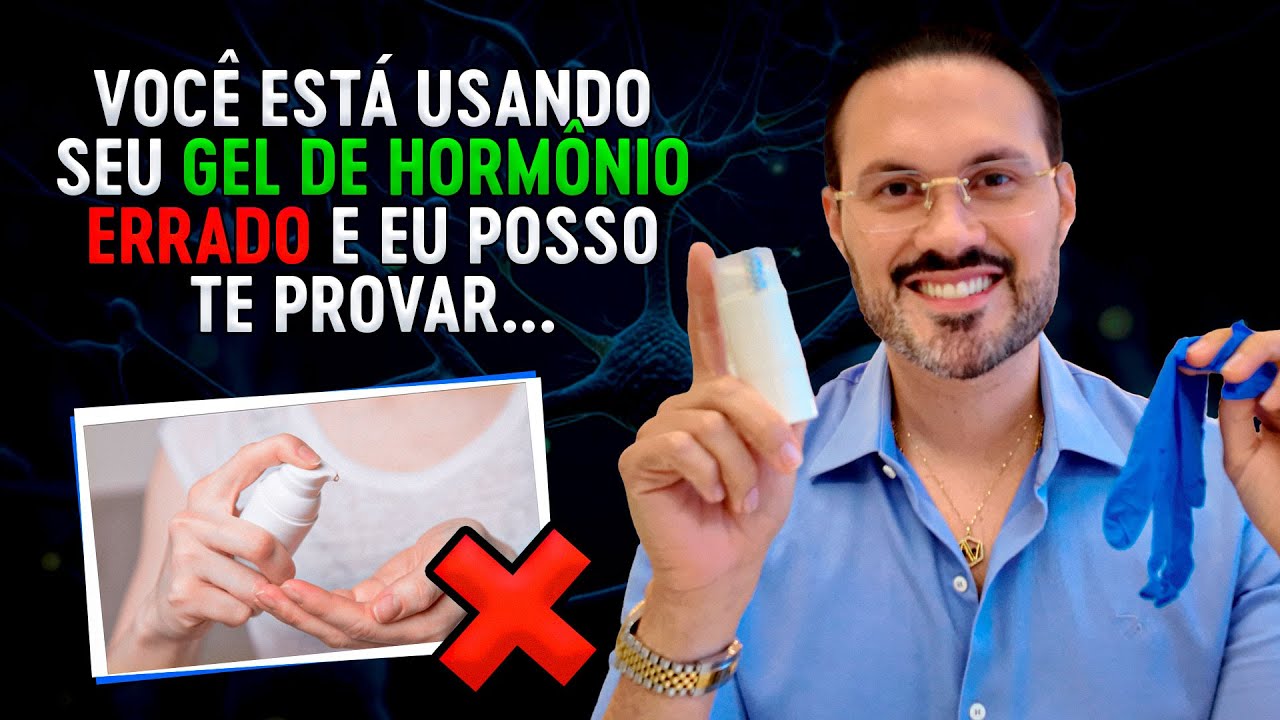 Como aplicar o gel hormonal corretamente - PASSO A PASSO