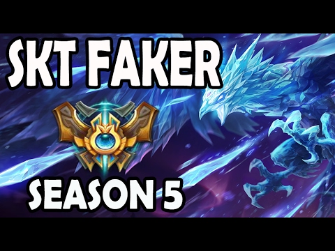 SKT T1 Faker Anivia vs Ahri MID Ranked Challenger EUW