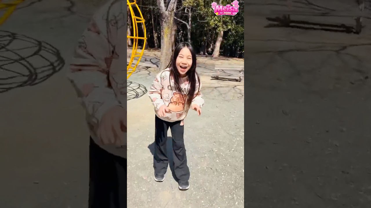 Turminha, vem brincar com a Meisa no parquinho do Japão! 🇯🇵😄