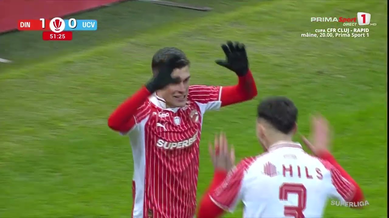 Dinamo București vs Universitatea Craiova Highlights