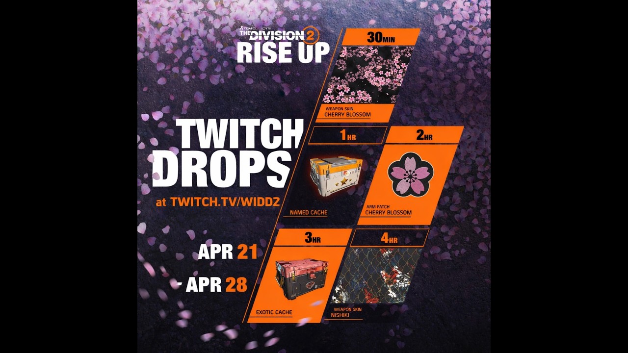 New EVENT! DROPS at Twitch / widdz (The Division 2)