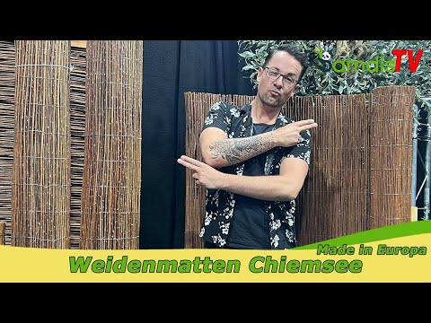 Perfekter Sichtschutz für Garten, Terrasse & Balkon: Weidenmatte Chiemsee 🌊